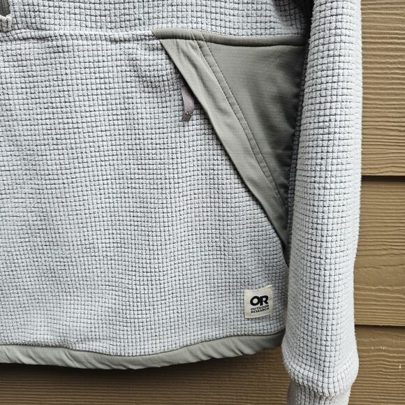 Outdoor Research Womens S Trail Mix Pullover Hoodie Green Gray AA2 - Picture 3 of 6